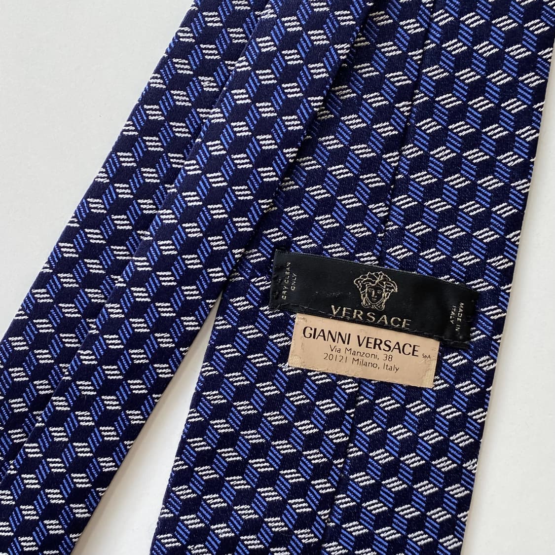 Gianni Versace 베르사체 심플로고 정품 명품넥타이7.8cm 상품이미지7