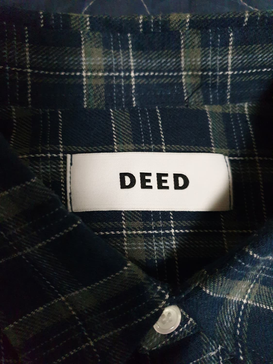 플란넬 체크 긴팔셔츠 (XL) 상품이미지2