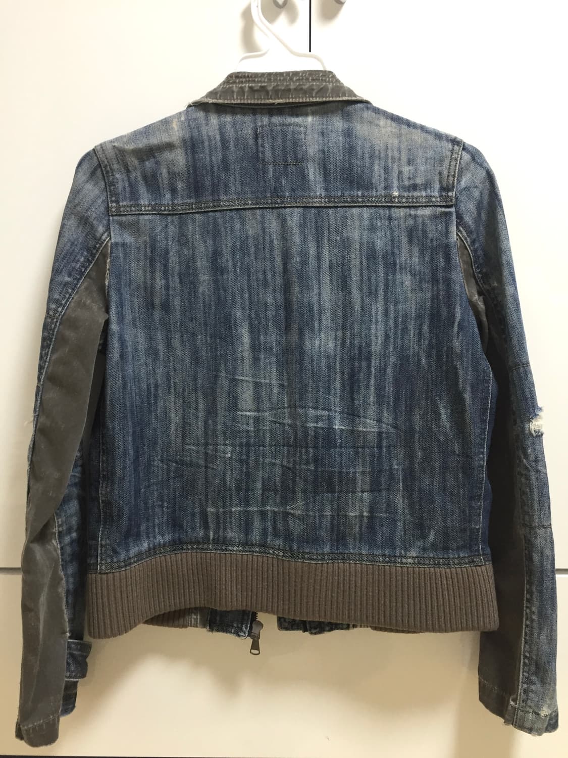 코데즈컴바인 빈티지 데미지 버클 데님 자켓 상품이미지2