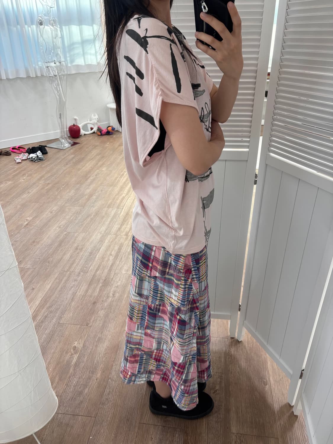 츠모리치사토 패턴 탑 상품이미지3