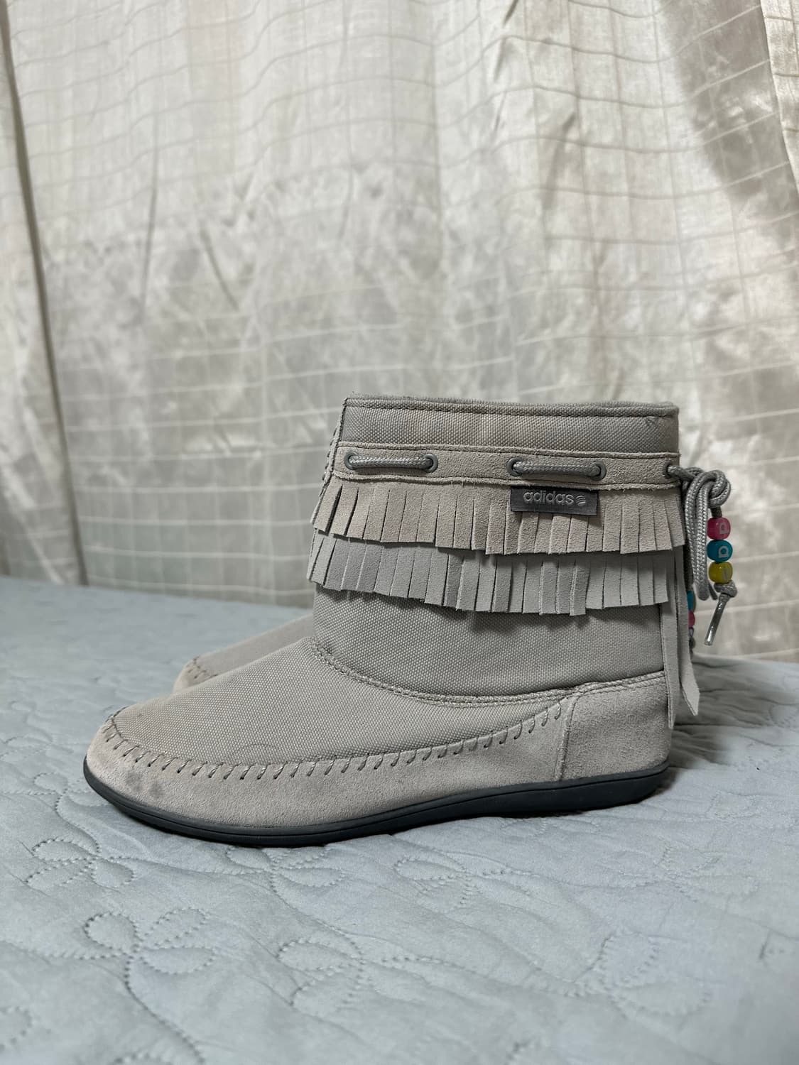 아디다스 adidas 빈티지 프릴 비즈 부츠 상품이미지5