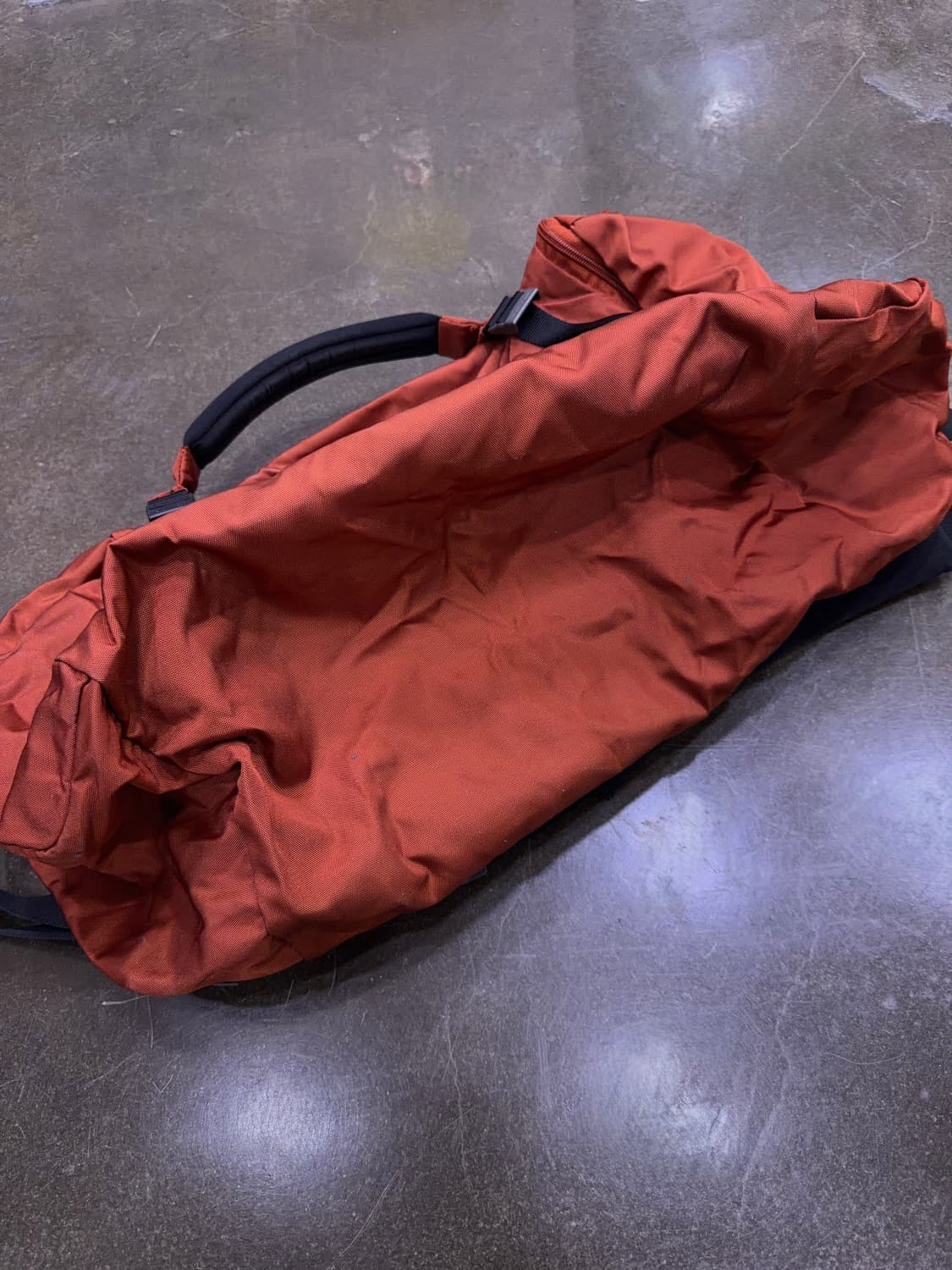 만다리나덕 나일론 멀티 더플 보스턴 숄더백 오렌지 상품이미지7