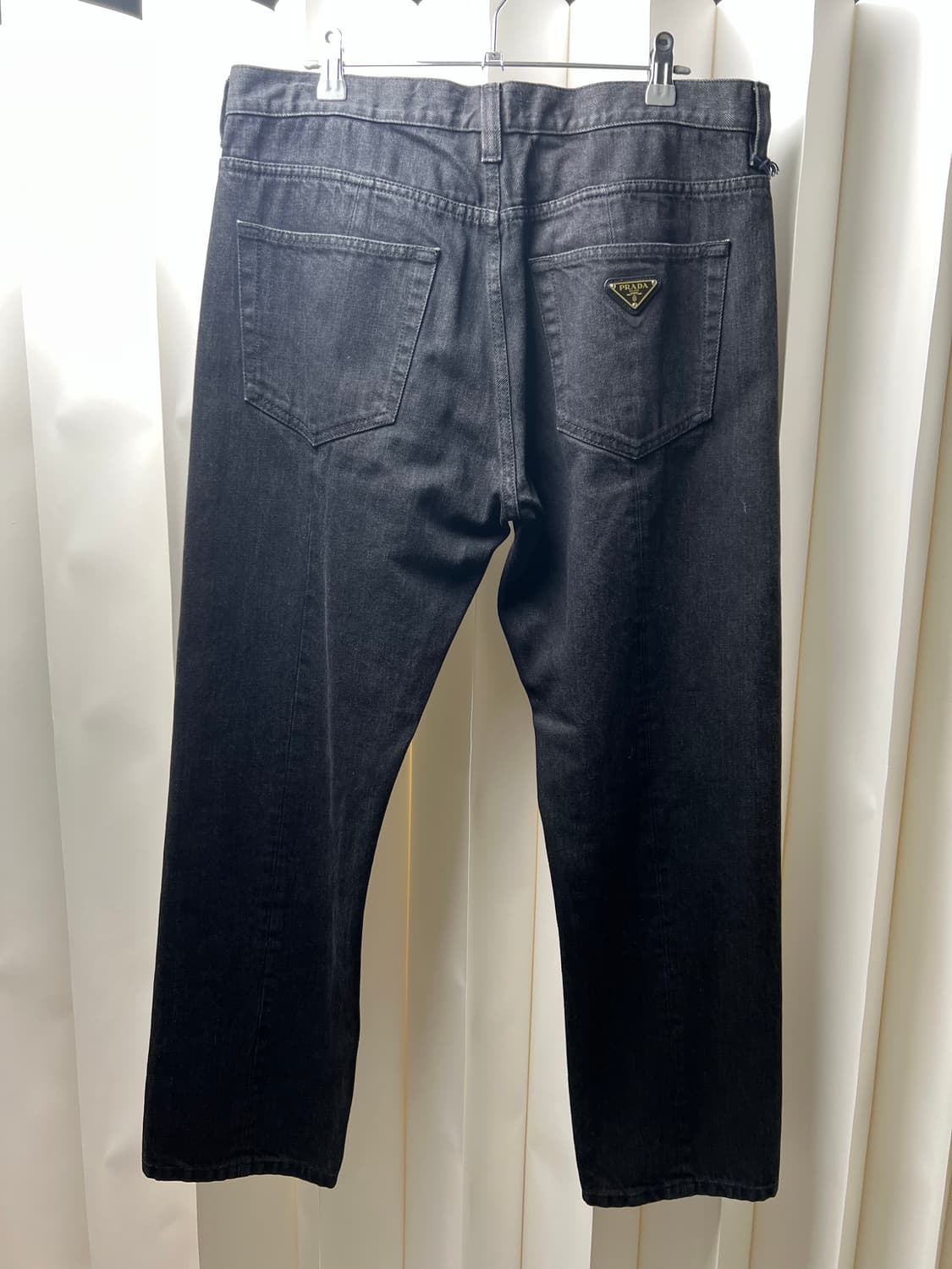 프라다 클래식 블랙 데님 팬츠 32사이즈 새상품급 상품이미지8
