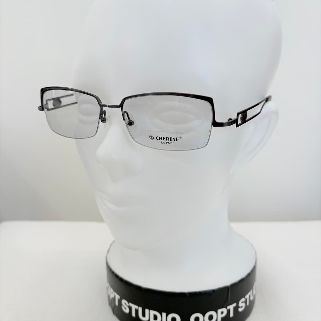 CHEREYE 그레이 틴트 반무테 빈티지안경 상품이미지5