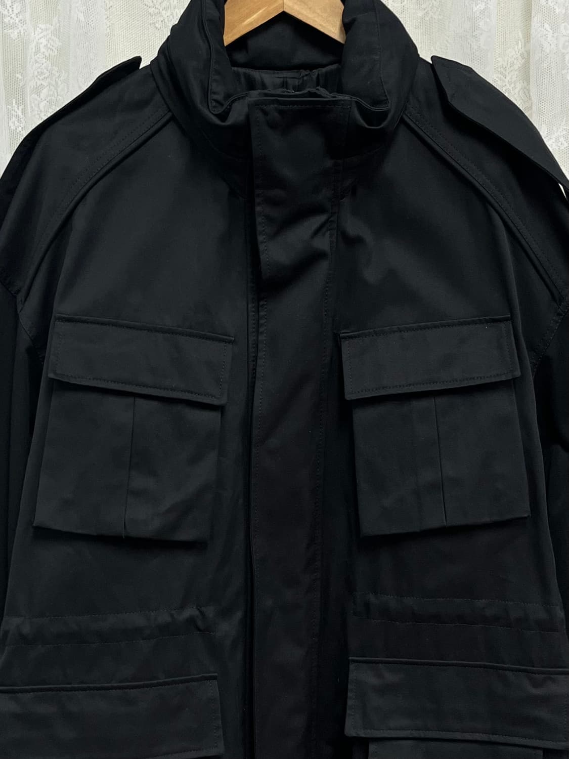 44) 준지 june.J 쉘파카 야상 블랙 상품이미지4