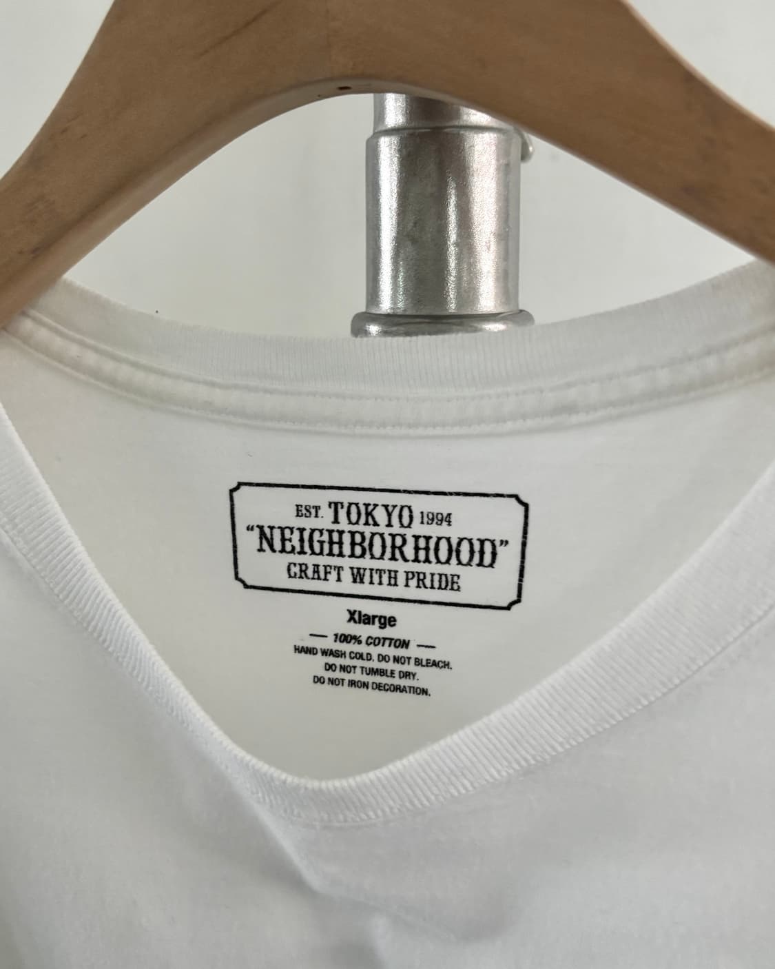 NEIGHBORHOOD® 네이버후드 화이트 로고 롱슬리브 상품이미지3