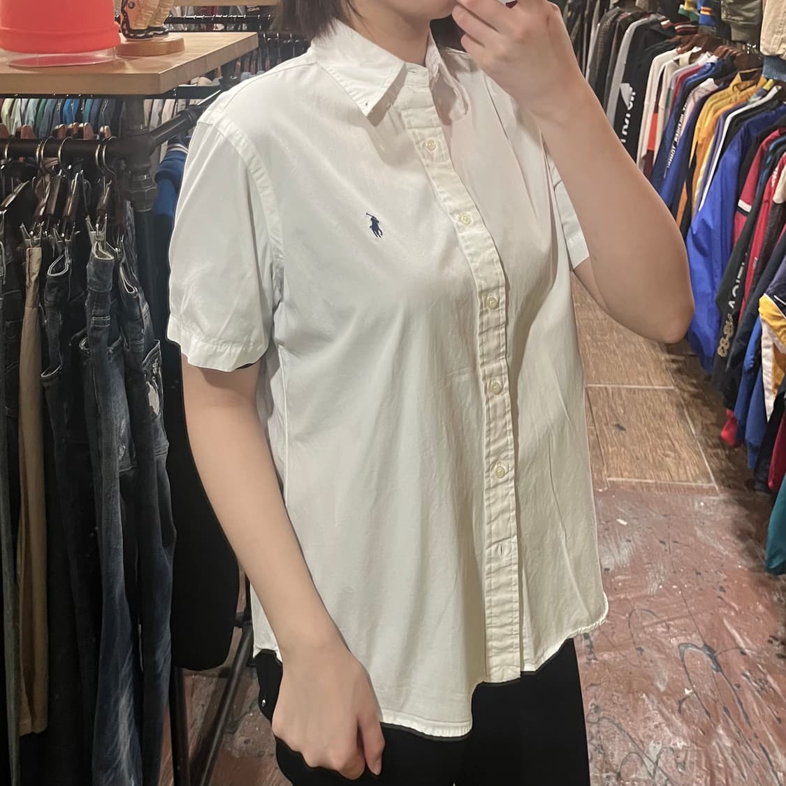 [HI] 폴로 반팔셔츠 화이트 상품이미지3