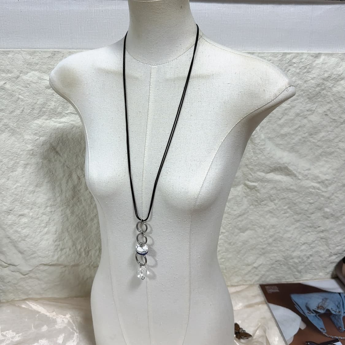 빈티지 고딕 오리엔탈 레이어드 스네이크체인 목걸이 상품이미지1