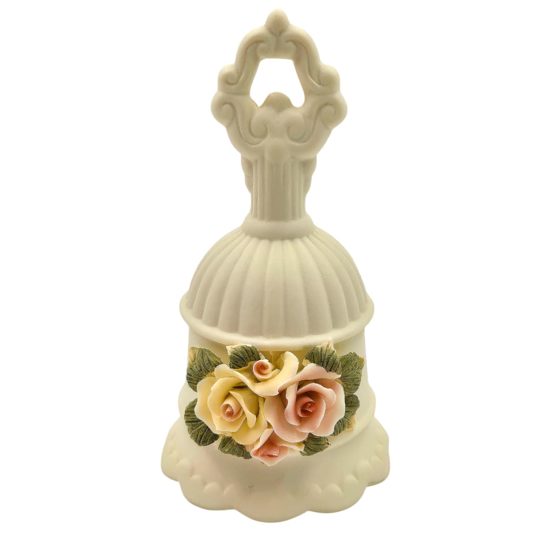 엔틱 핸드 입체 꽃포지 포셀린 탁상&벽걸이 벨 상품이미지6