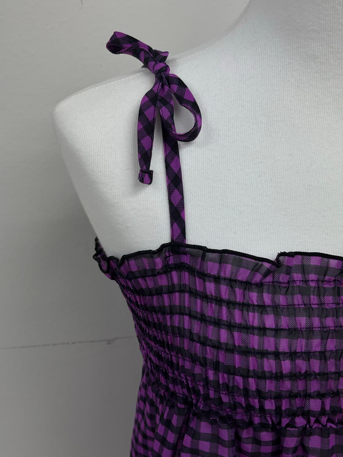 빈티지 펑크 키치 슬리브리스 스커트 상품이미지4