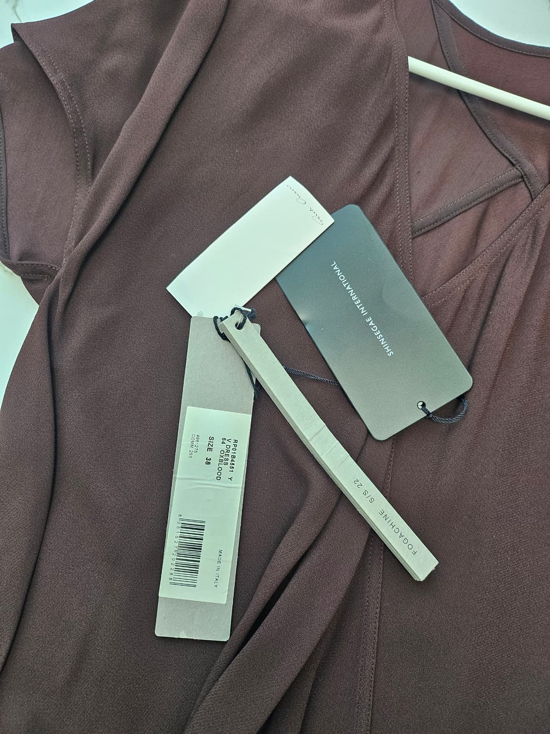릭 오웬스 플레어 브라운 원피스 38 상품이미지6