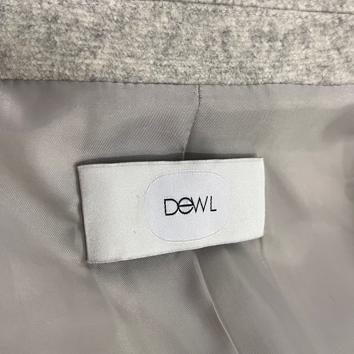 [55] DEWL 듀엘 울 싱글코트 멜란지그레이 상품이미지5