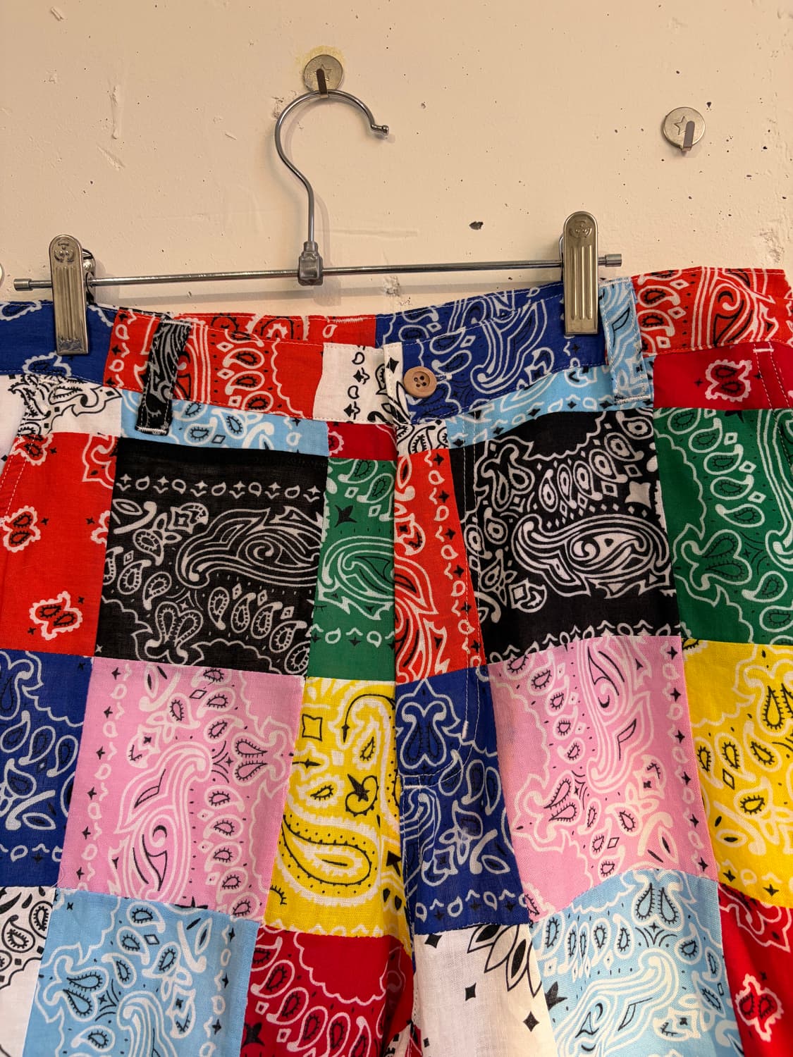 screp bandana patchwork shorts  상품이미지2