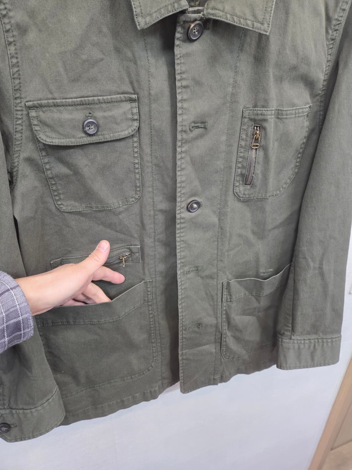 비욘드 클로젯 멀티포켓 야상 자켓 xl 상품이미지5