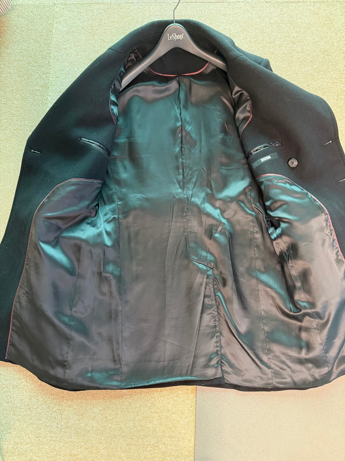 시스템 옴므  더블버튼 코트  100사이즈  상품이미지8