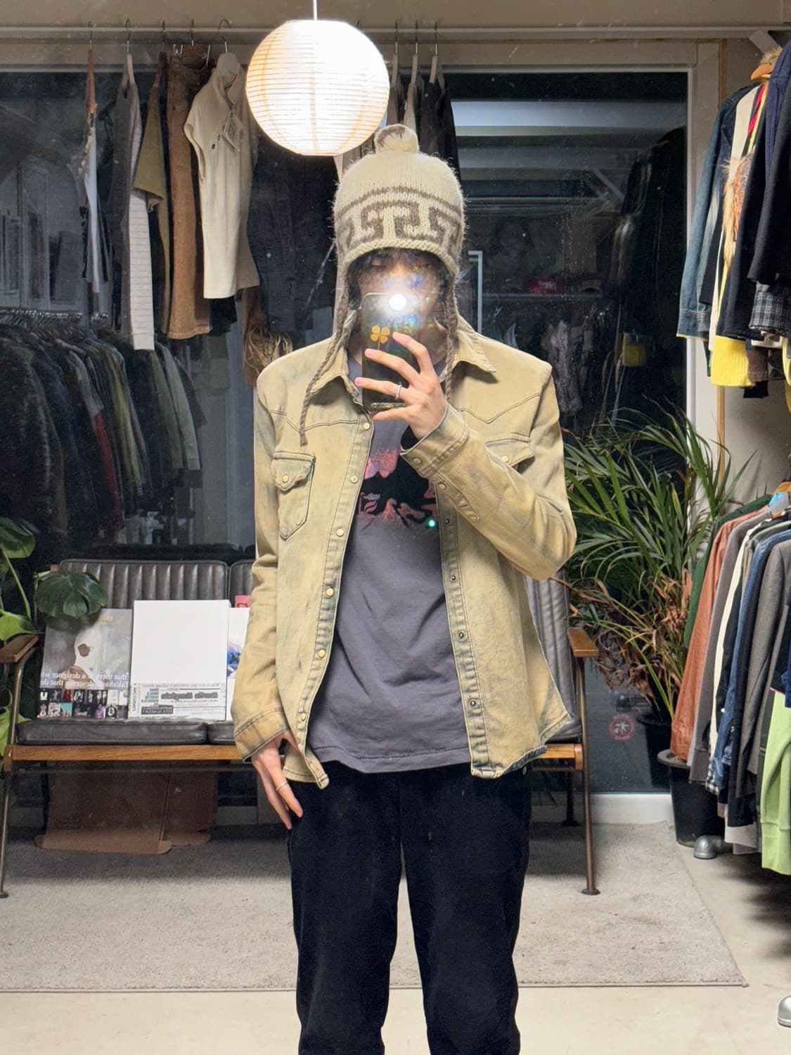 A.v.h jeans 블리칭 데님 셔츠 상품이미지6