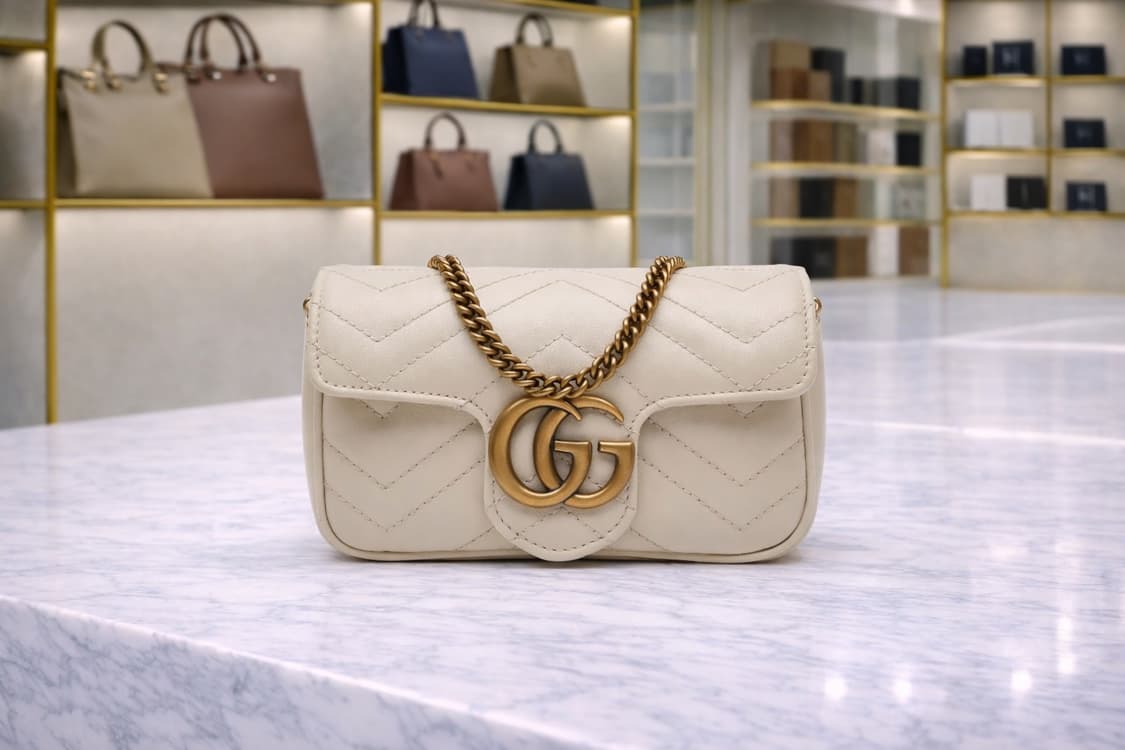 [S급] 구찌 GG 마몽 마틀라세 숄더백 수퍼 미니 판매합니다!!! 상품이미지1