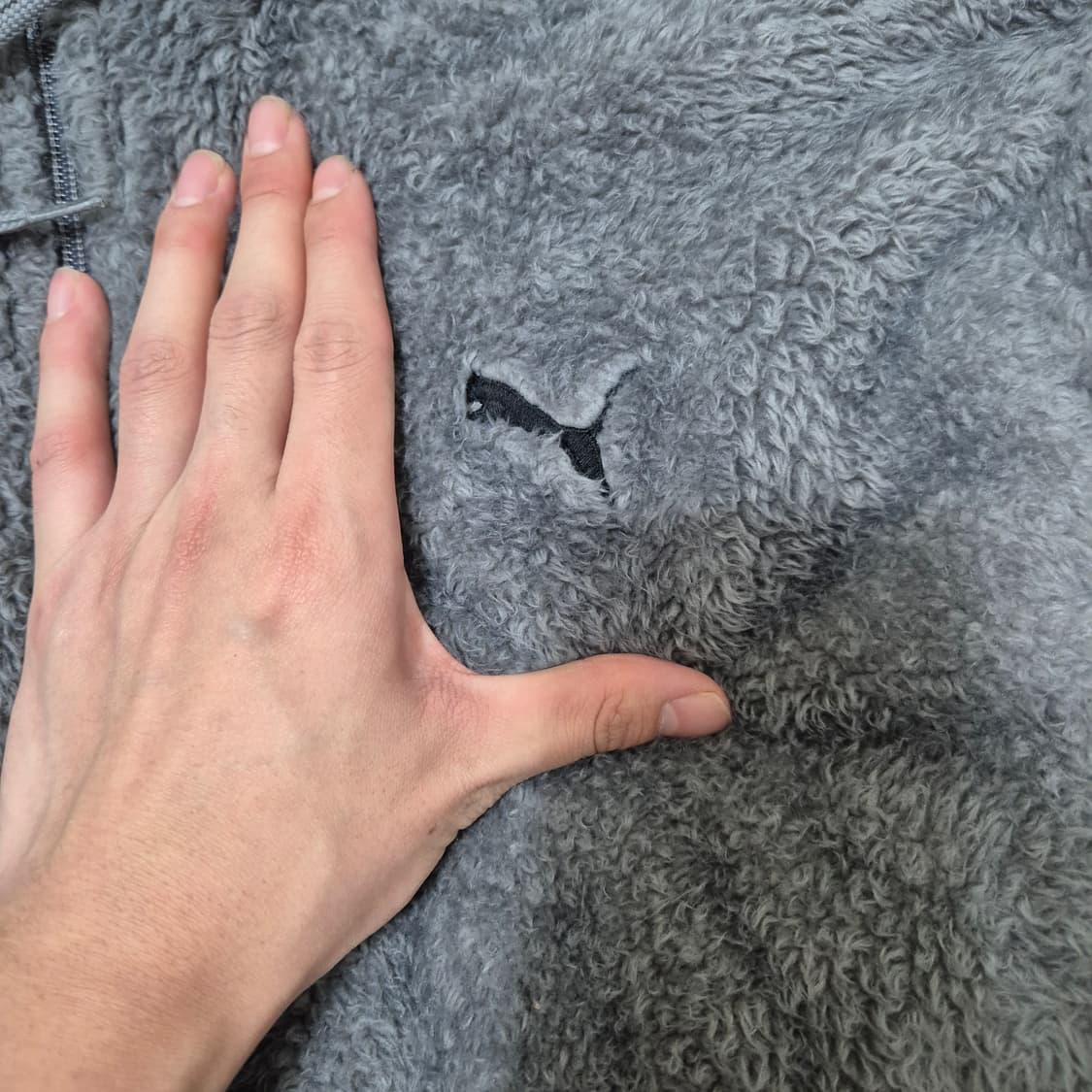 푸마 뽀글이 후드 후리스 플리스 반집업자켓 상품이미지6