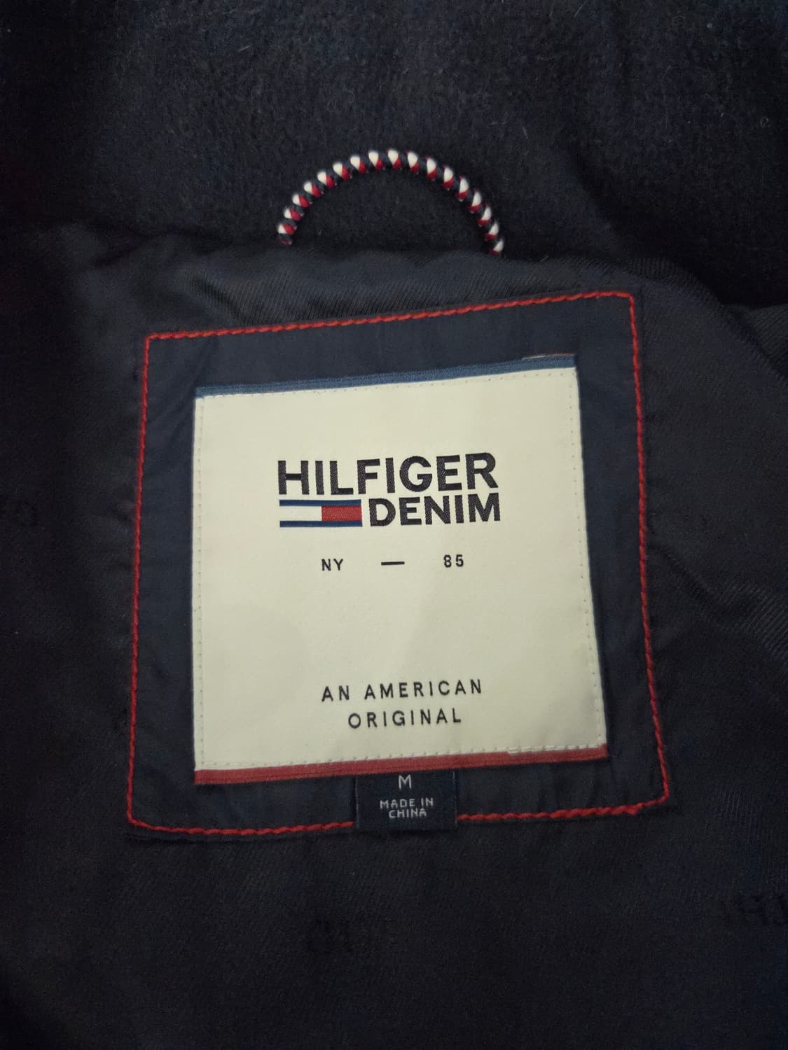 타미힐피거 데님 여성 네이비 롱 패딩 상품이미지8