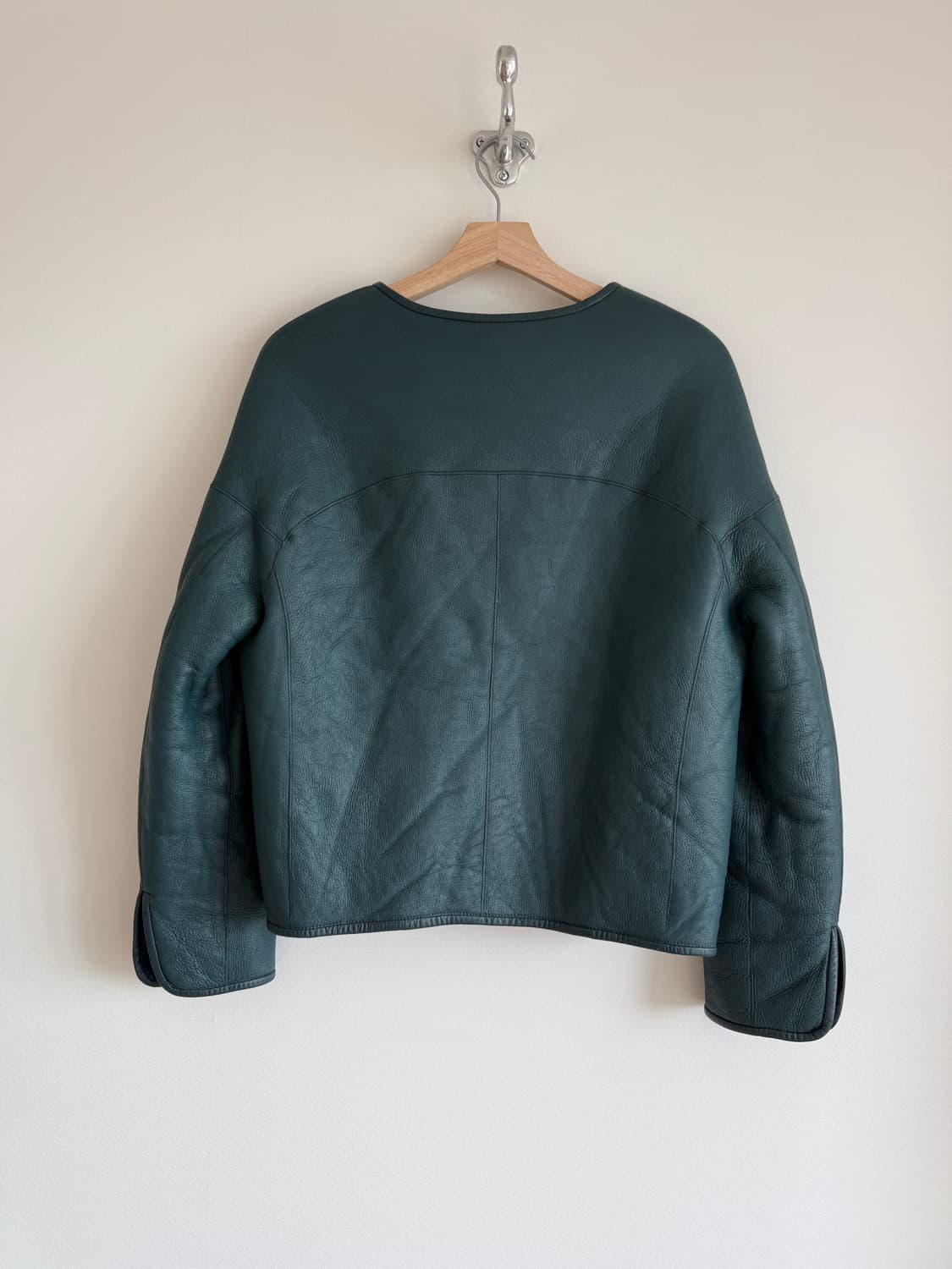 칼 라거펠트(KARL LAGERFELD) 리버시블 레더&밍크 자켓 상품이미지5