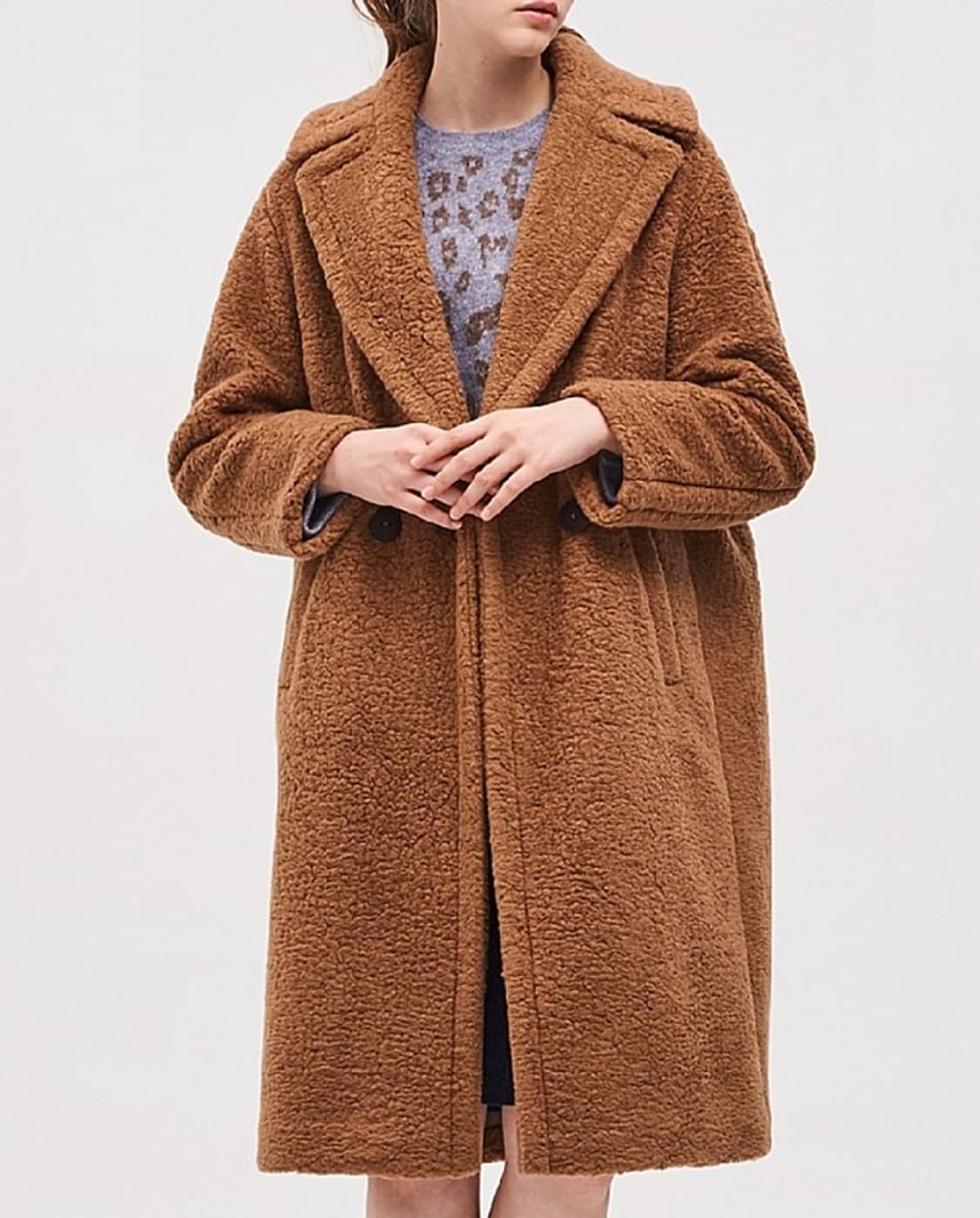 여)  sj 양털 코트  상품이미지1