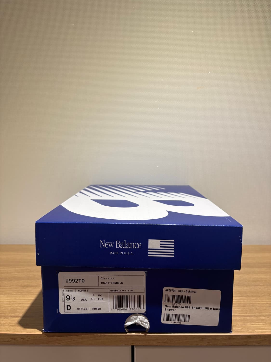 (새제품)뉴발란스 992 메이드 인 USA 더스크 샤워 280mm 상품이미지3