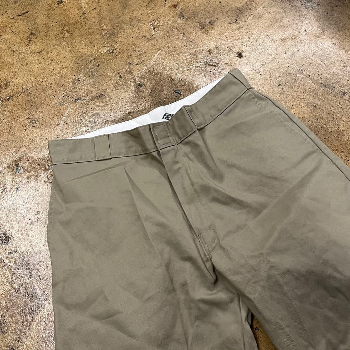 [정품] 디키즈 카키색 더블니 바지 b17 상품이미지1