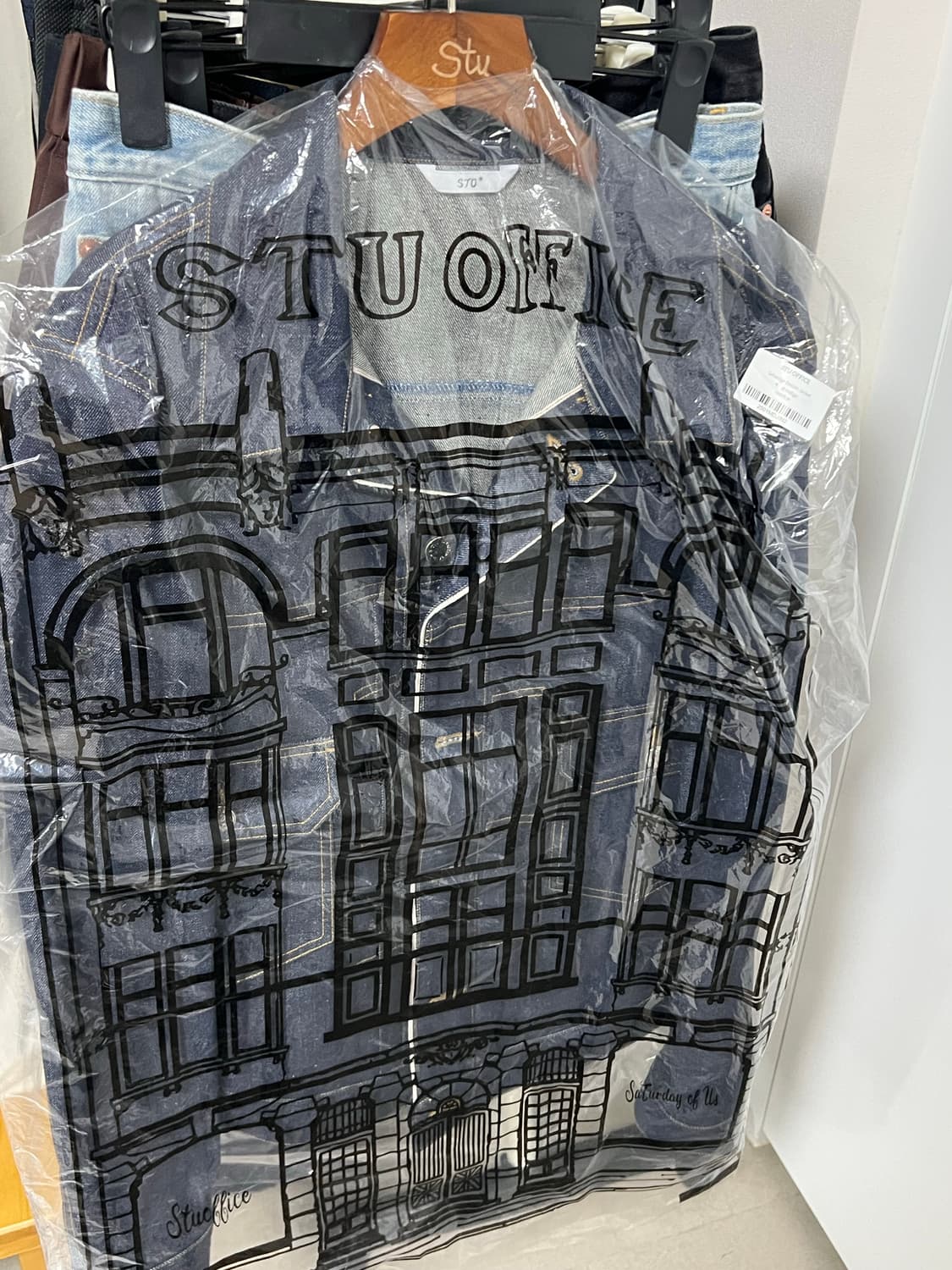 [M] stu 셀비지 데님 자켓 상품이미지2