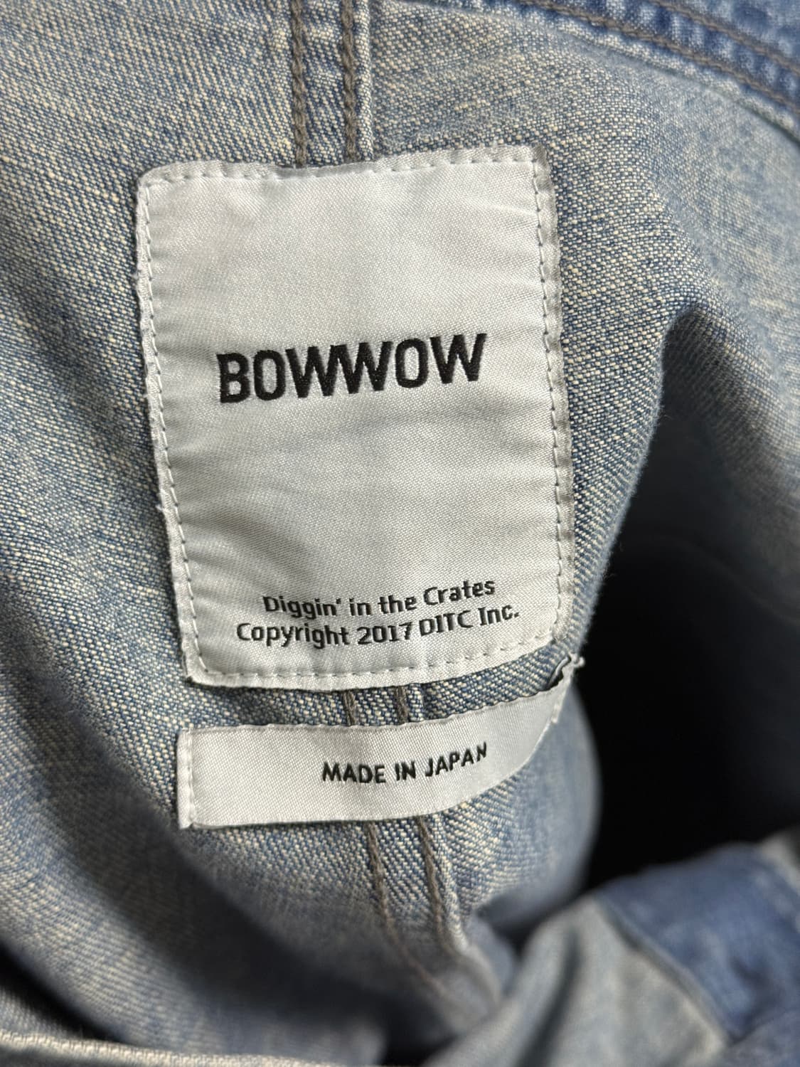 Bowwow m43 dungaree denim pants L 상품이미지5