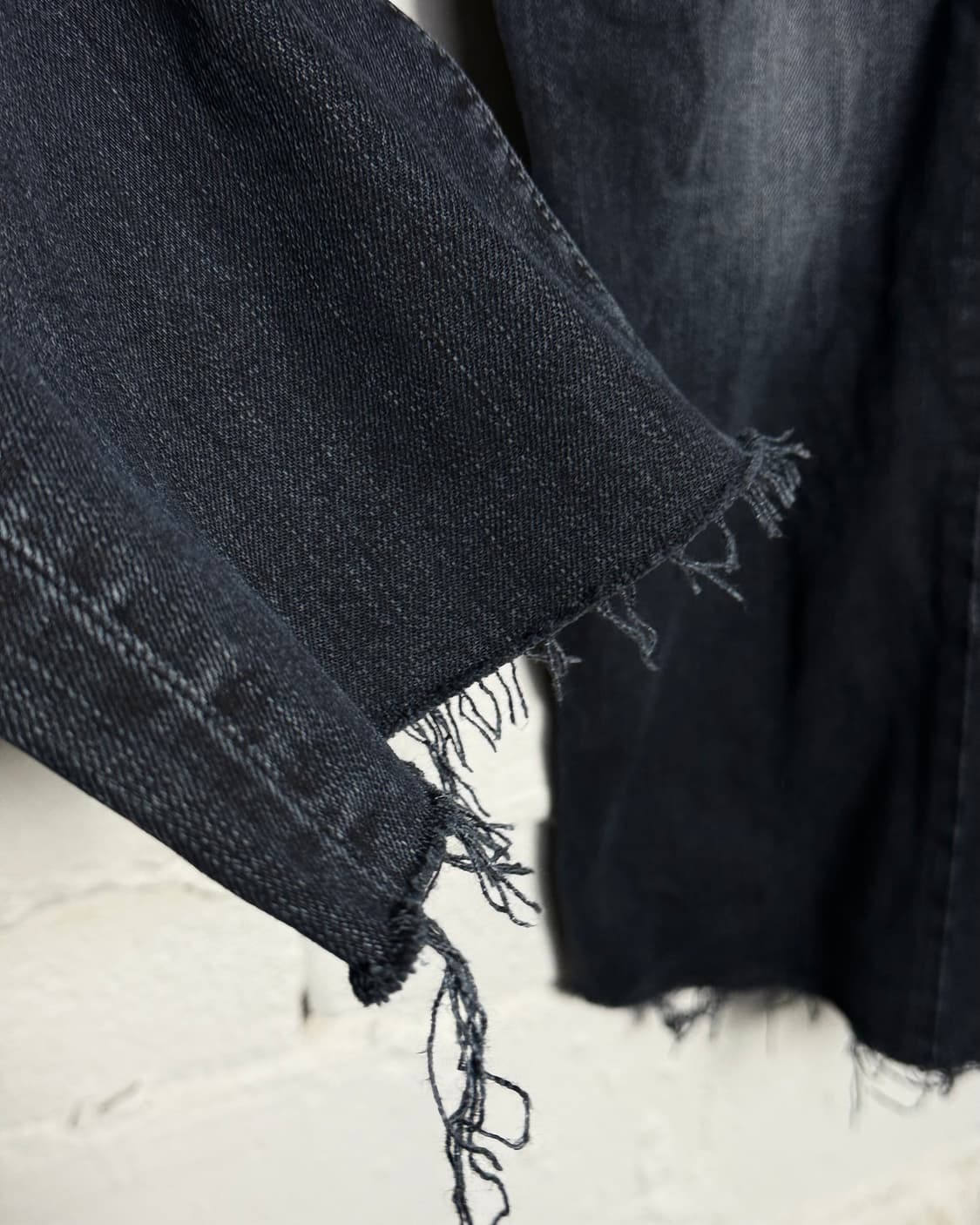 리바이스 501 스트레이트핏 블랙 데님 팬츠 33 상품이미지4