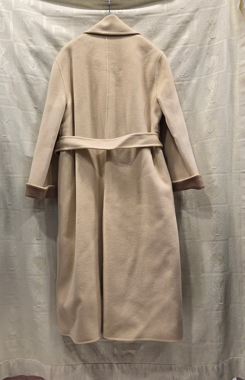 플라스틱 아일랜드 핸드메이드 퓨어 울 롱 코트 S 상품이미지6