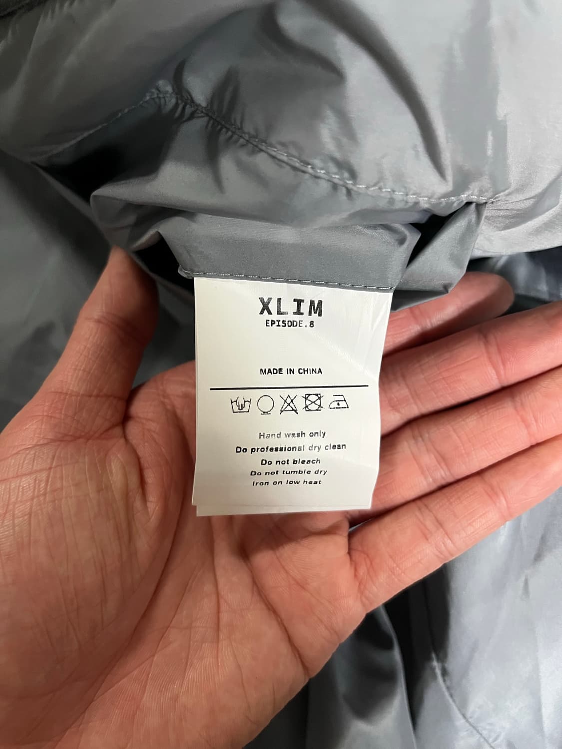 엑슬림 경량패딩 그레이 S 상품이미지5