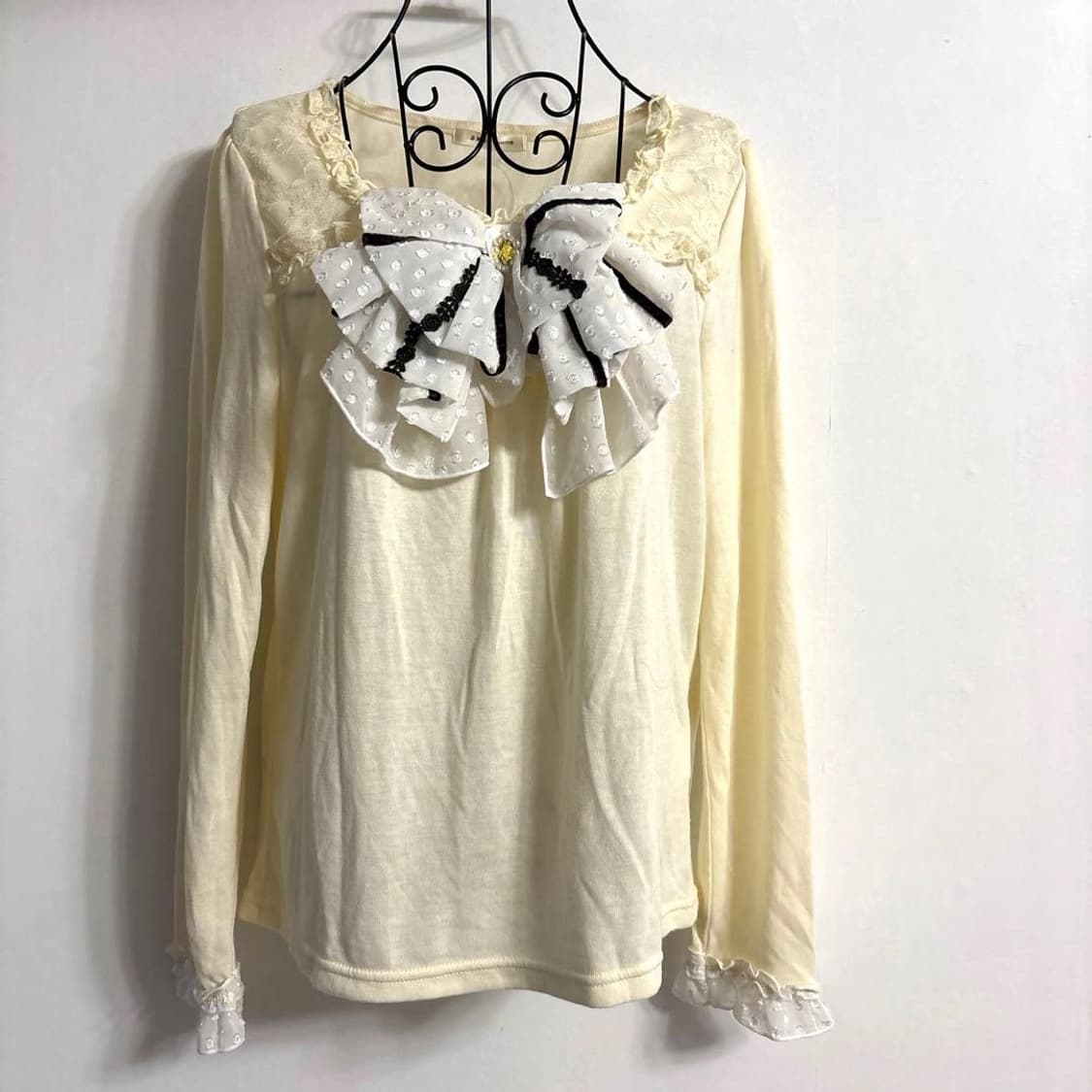 새싱품 엑시즈팜 빅 리본 긴팔 라떼갸루 히메갸루 짜잔씨 상품이미지1