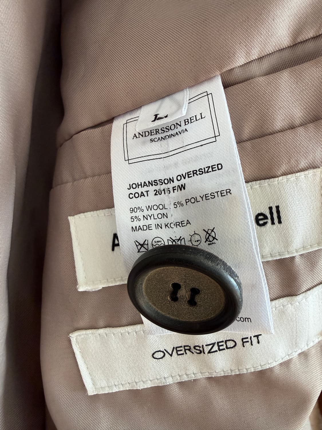 앤더슨벨(Andersson Bell) 카멜 울 코트 상품이미지9
