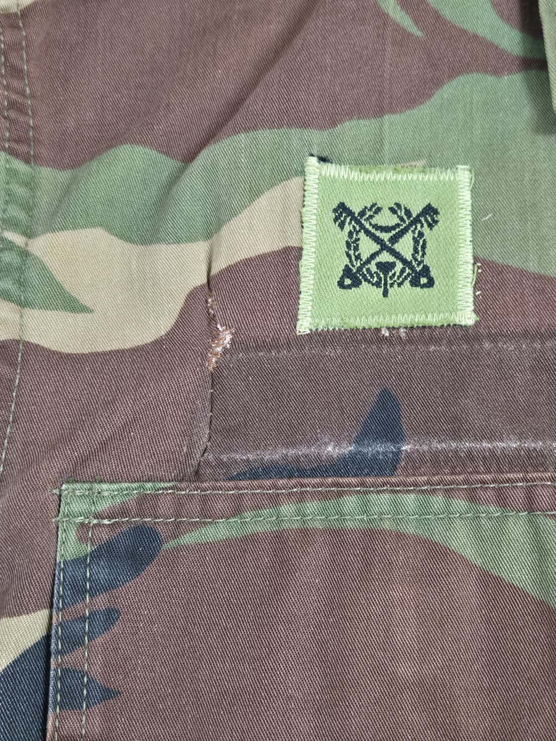 육군 구형 3군지사 병참 중위 초기형 동계 전투복 상의 자켓 (M) 상품이미지5