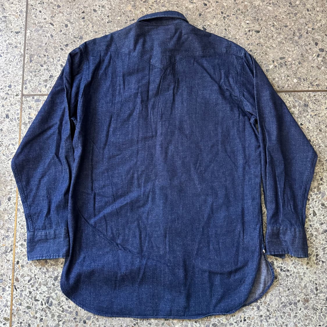 [M~L] RRL 더블알엘 웨스턴 셀비지 데님 셔츠 상품이미지2