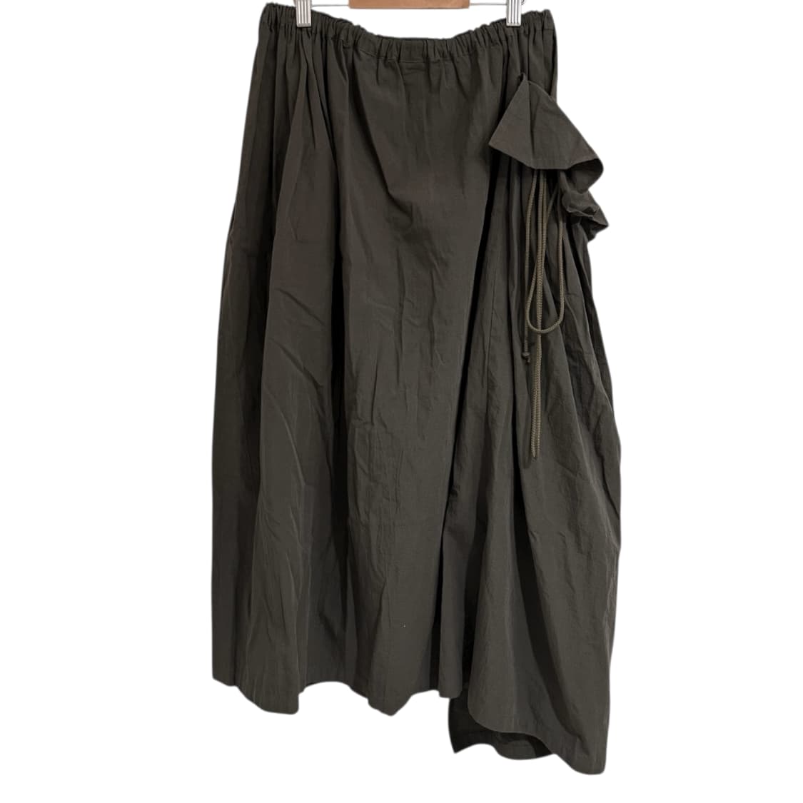 요지 야마모토 와이즈 블렌드 프릴 이지 롱스커트 상품이미지2