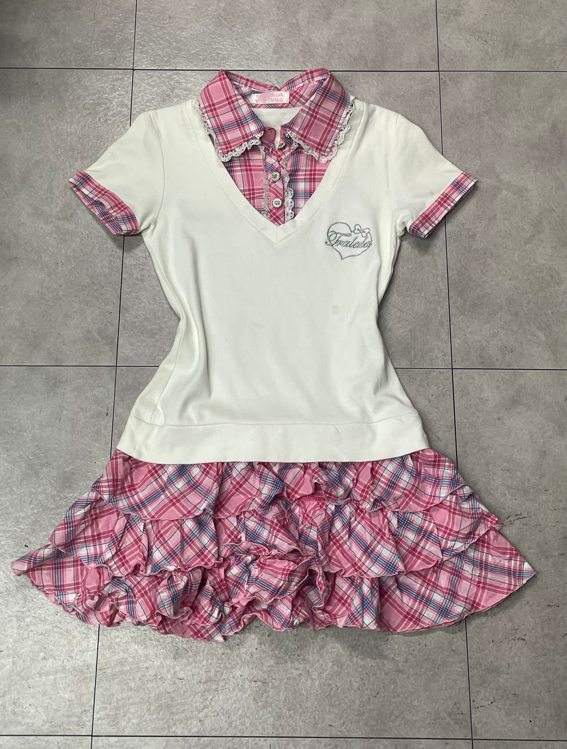 트랄라라 Tralala 셔츠 레이어드 원피스 상품이미지1