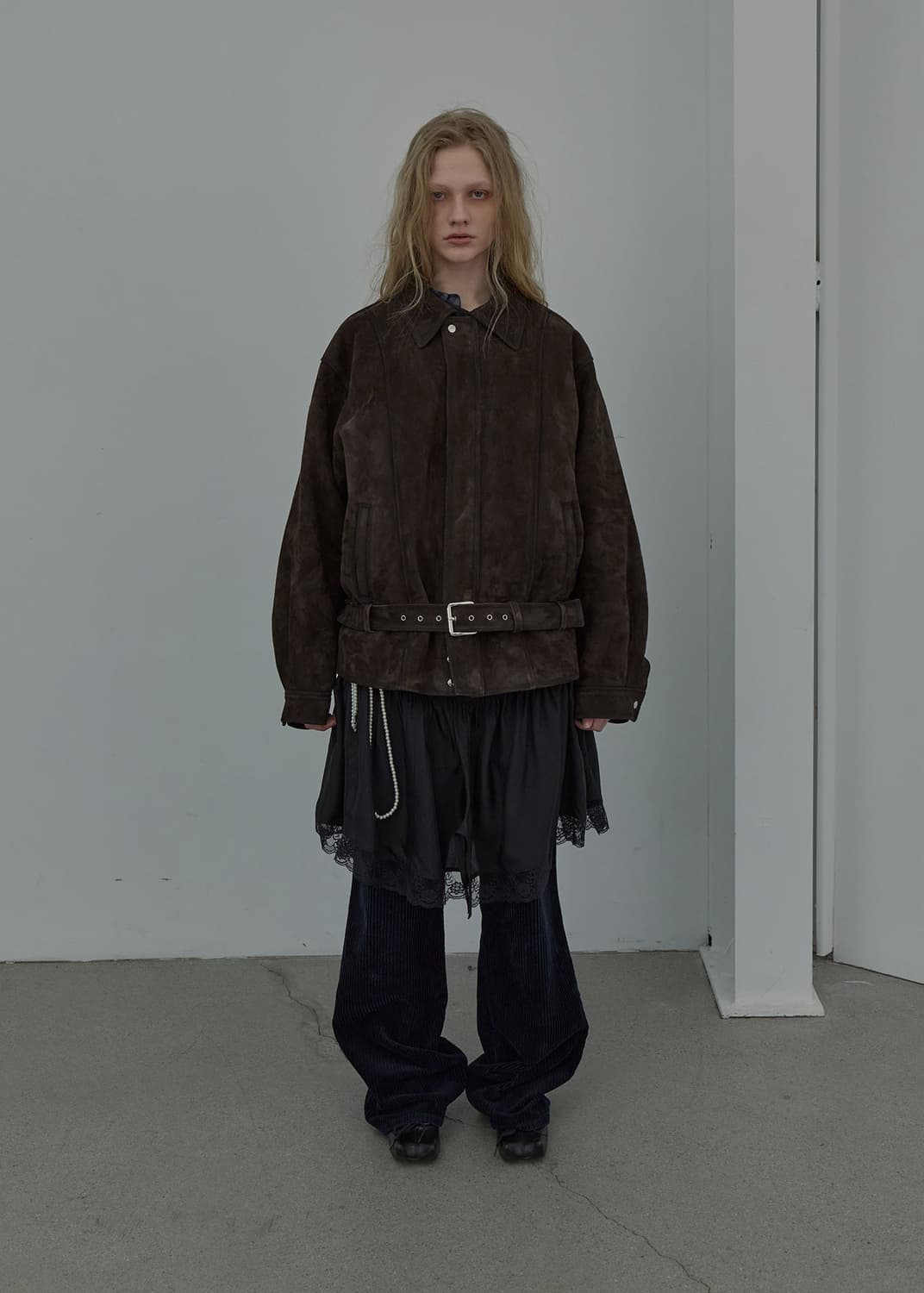 (거의 새상품) lcdc tm 리얼 스웨이드 볼륨 자켓 상품이미지1