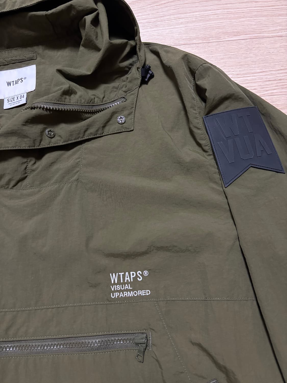 WTAPS 22aw SBS 아노락 자켓 올리브 4사이즈 상품이미지4