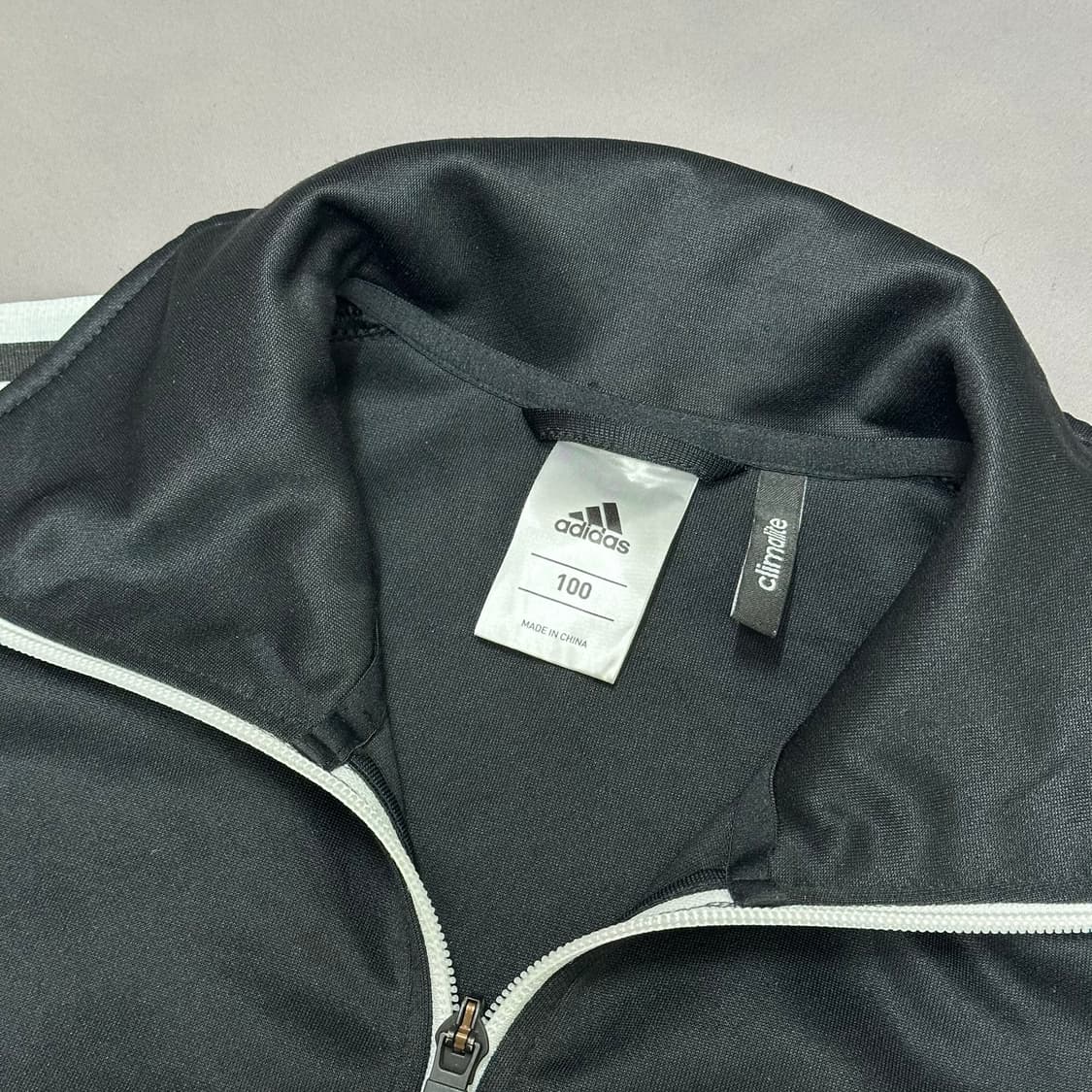 아디다스 블랙 화이트라인 빈티지 져지 100 상품이미지7