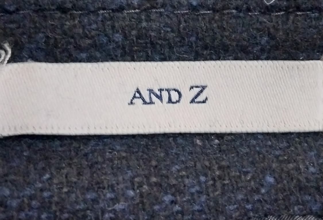 AND Z 잔 체크  롱 코트 95 상품이미지6