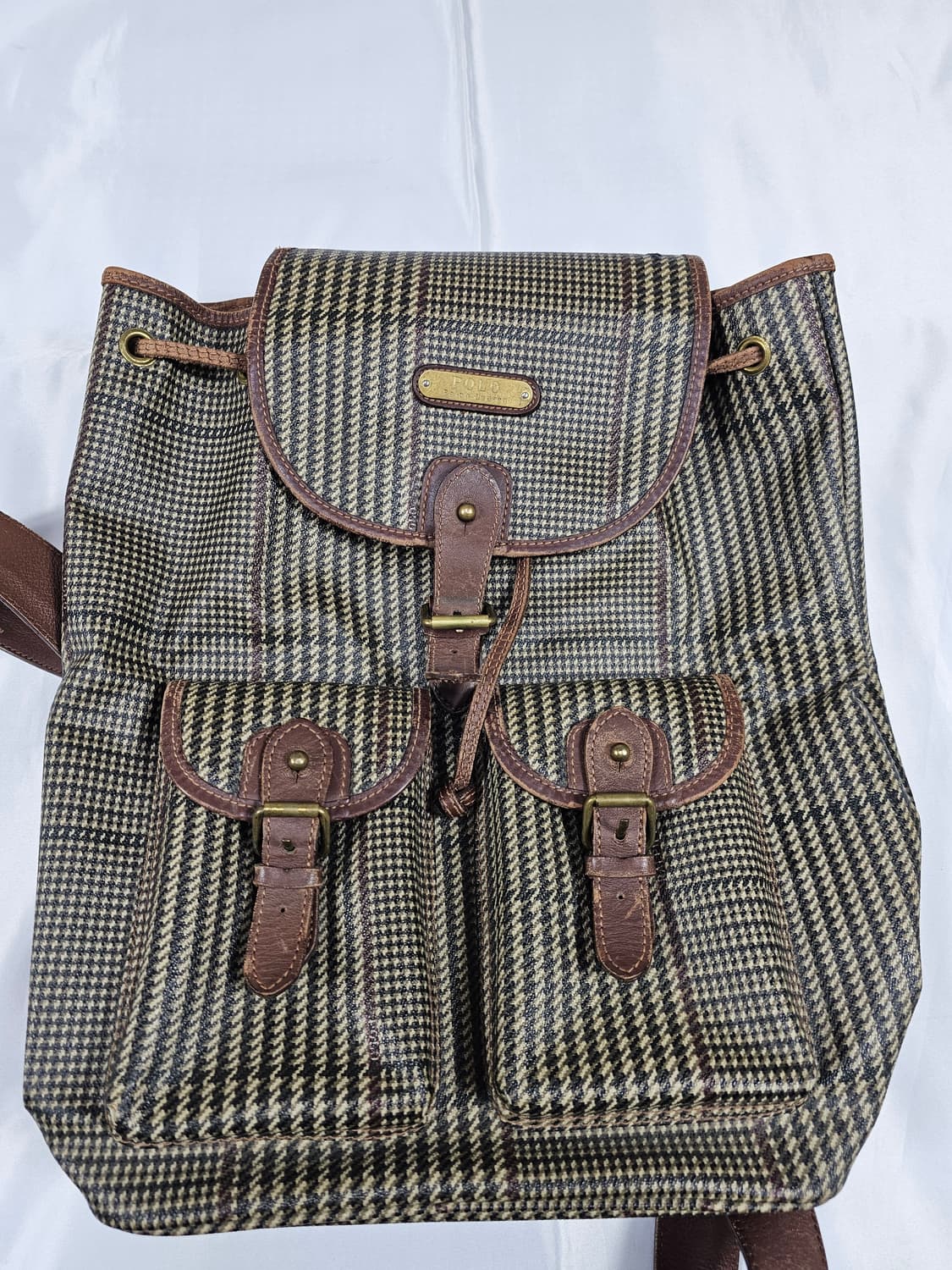 폴로글렌체크백팩 상품이미지1