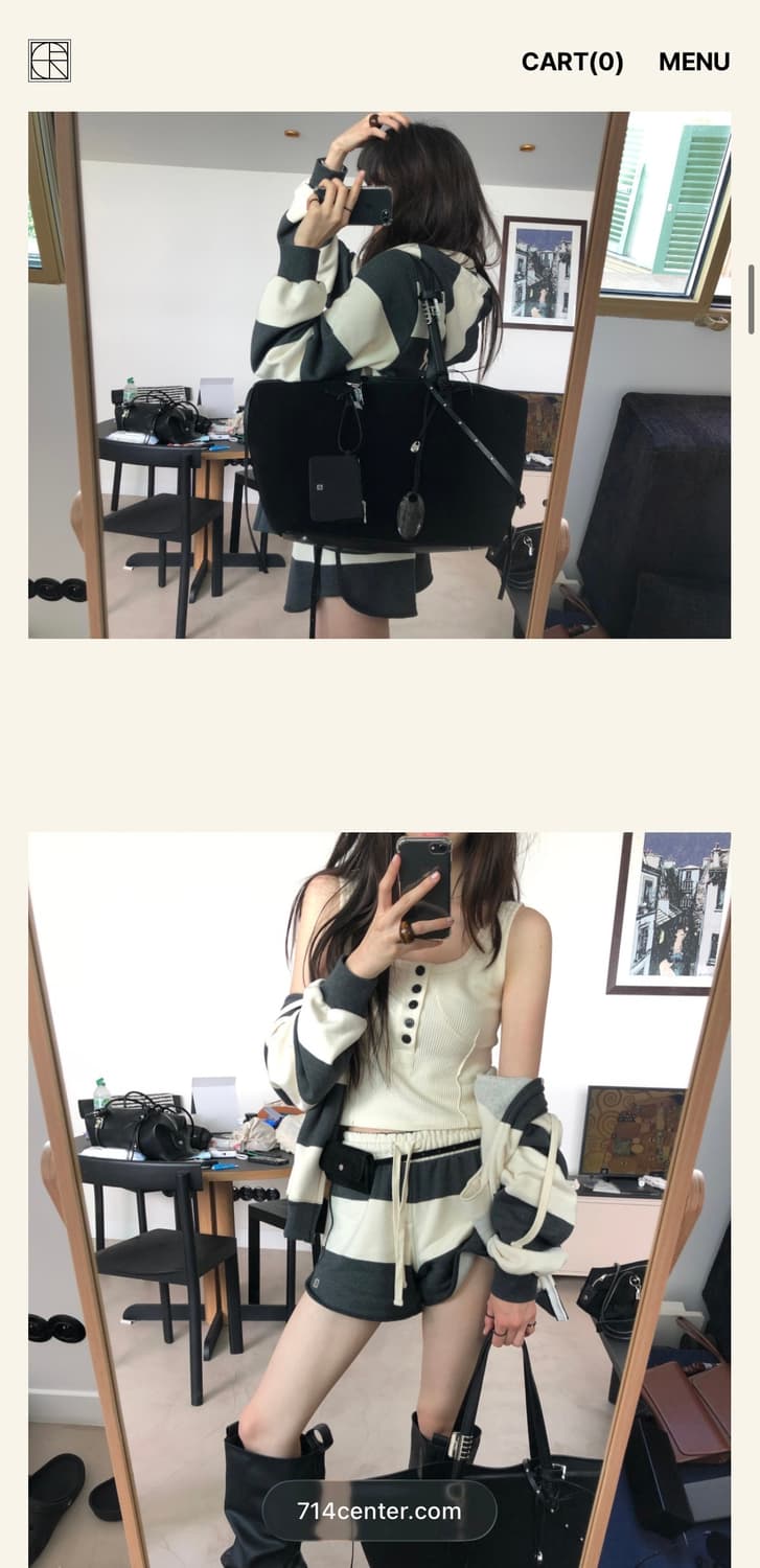 714center HIGHTEEN TRACK SET(CHARCOAL) 상품이미지3