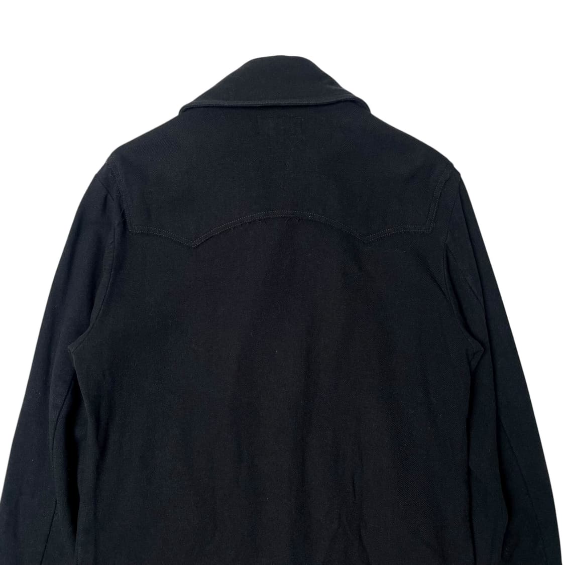 Zucca 컷 오프 디테일 울 블렌드 코트 상품이미지8