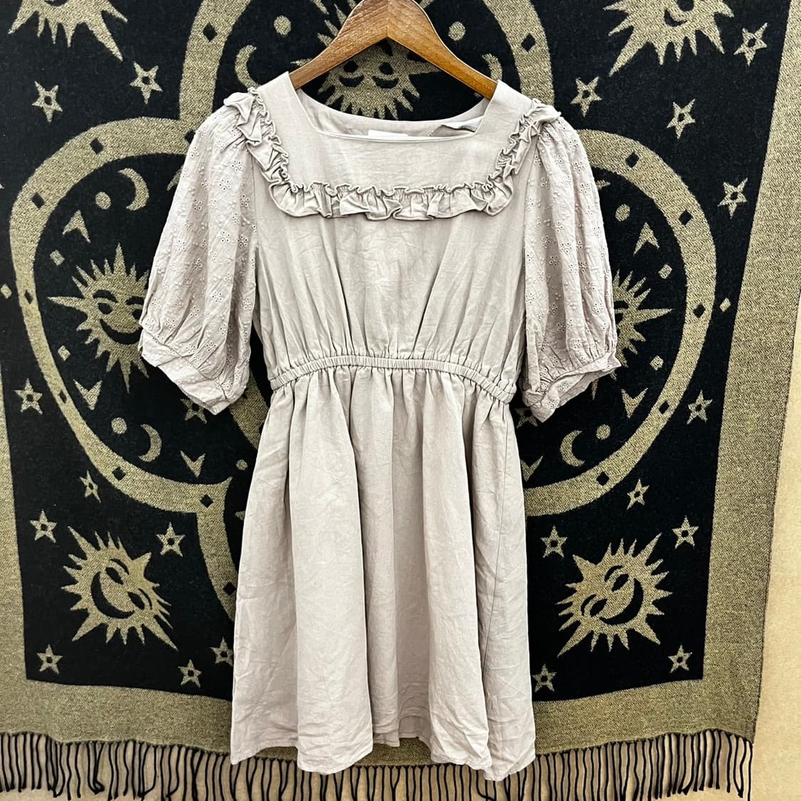 빈티지 모리 프로방스 레이스 퍼프 베이비돌 원피스 K0120 상품이미지3