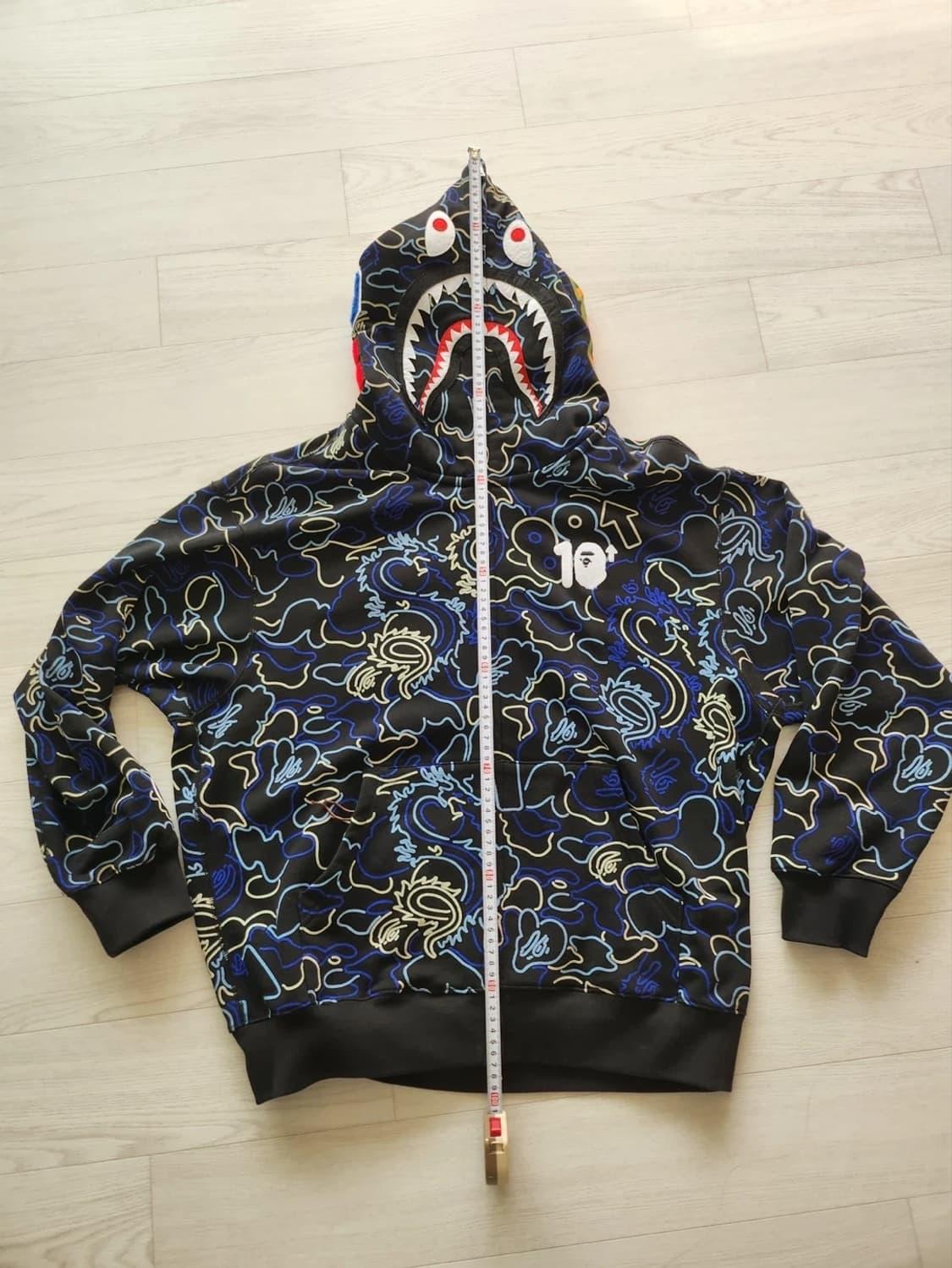 베이프 x 88rising 샤크후드 M 상품이미지4