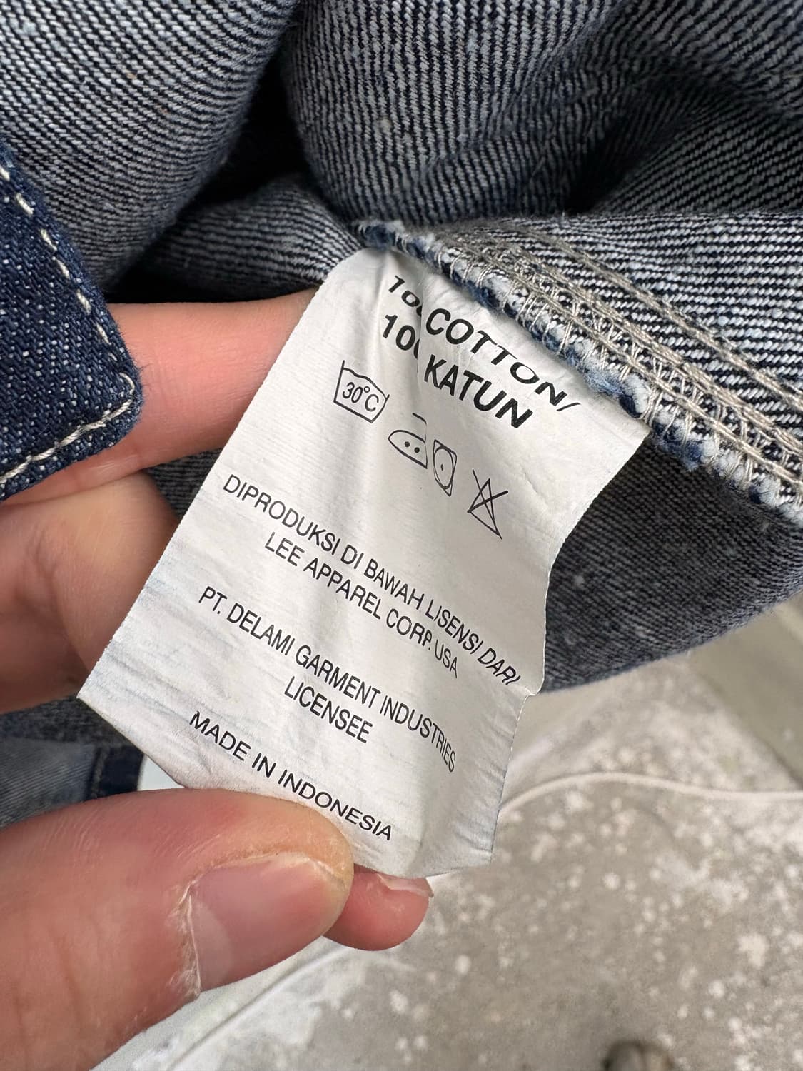 Lee 리 빈티지 데님 커버올 자켓 상품이미지8