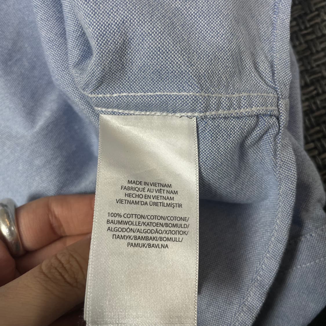 폴로랄프로렌 스카이블루 빅포니 긴팔 셔츠 XL  상품이미지6