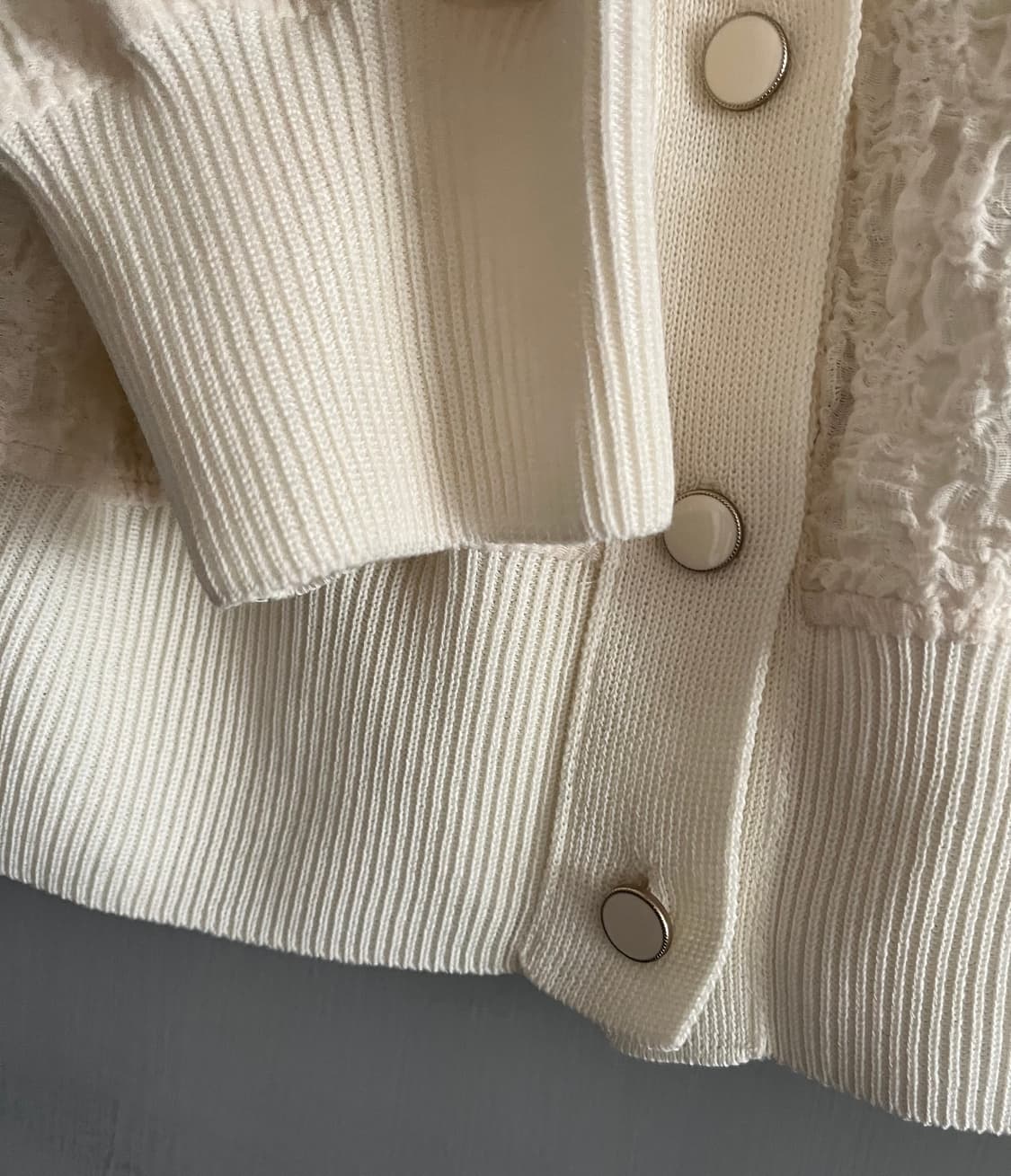 SJSJ 엠보 크링클 블라우스 가디건 호칭 76-90-155 상품이미지7